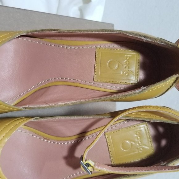 Bacio 61 Grotto Canary Wedge Platform Heels SZ 6.5 - Picture 12 of 15